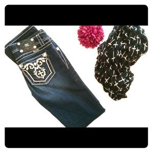 MissMe Jeans bootcut size 27 x 34